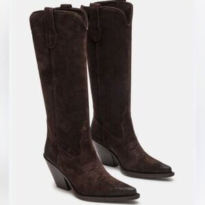 Steve Madden Austin Brown Suede Boots